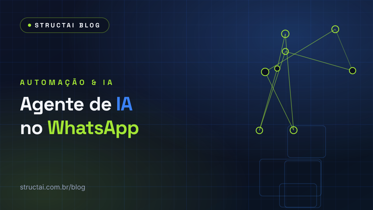 Capa do artigo: Agente de IA no WhatsApp: como atender 24 horas sem contratar mais gente