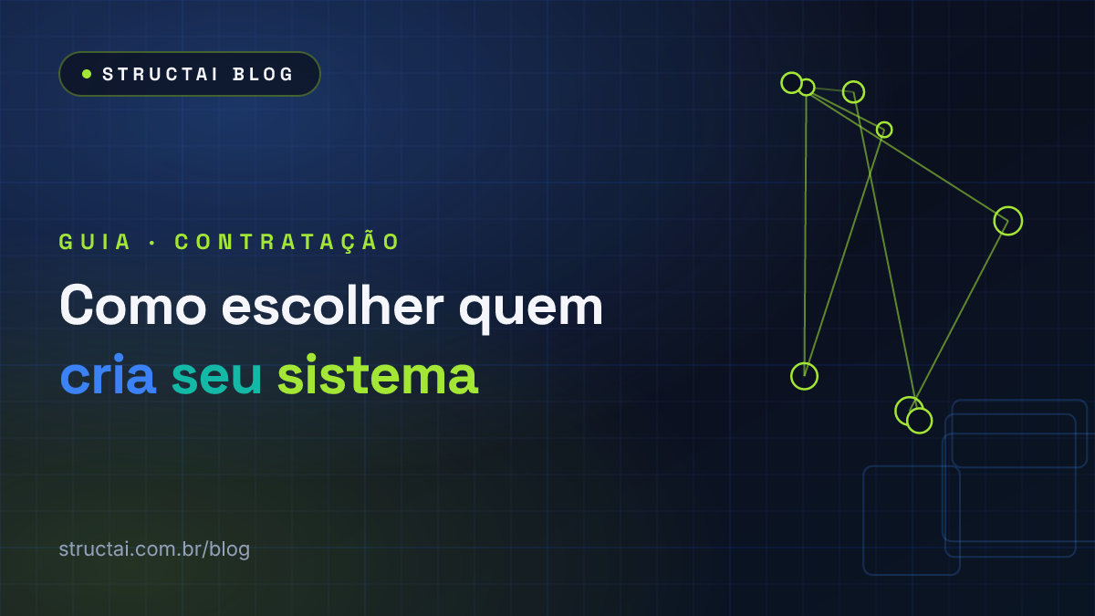 Capa do artigo: Como escolher a empresa que vai criar seu site ou sistema: 12 perguntas antes de assinar