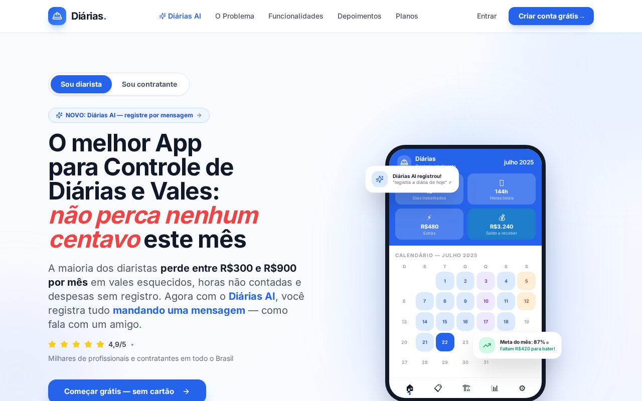 Recursos: IA, WhatsApp e relatórios