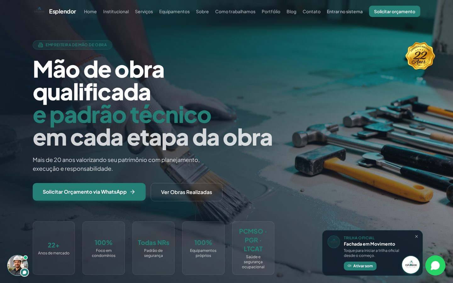 Preview de Empreiteira Esplendor